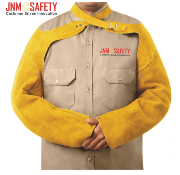 JNM8017 Heat Resistant Welding Leather Arm Sleeves