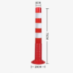 Traffic Safety Reflective Fixed Delineator Post