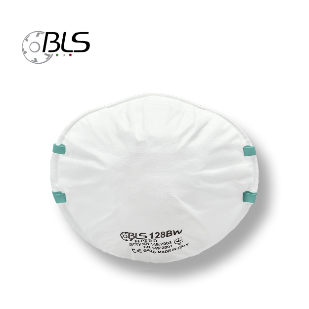 BLS 128BW Disposable Respirator FFP2 R D Face Mask