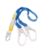 Protecta First 4D-Ring Fall Arrest Work Positioning & Climbing With Shock Absorbing Double Lanyard Full Body Safety Harness