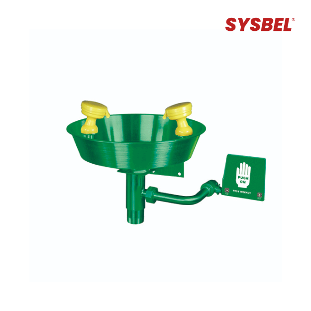 SYSBEL WG7023G AES Plastic Wall Mounted Basin Eyewash Station
