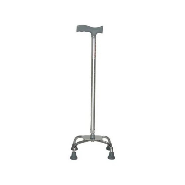 Quadripod Adjustable Four Foot Aluminium Walking Stick Mobility Support Cane