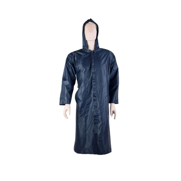 Blue Parachute Washable Waterproof Adult Wear Raincoat