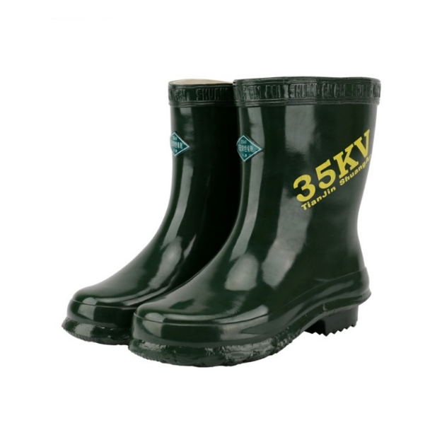 Di-Electrical 35KV Rubber Anti-Acid High Voltage Insulating Work Safety Gum Boots