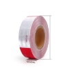 Reflective DOT-C2 Red And White PVC Weatherproof Adhesive Tape