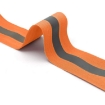 High Visibility Orange & Grey Clothing Safety Fabric Warning Reflective Tape