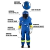 Graywolf Electric Arc Flash Coverall 40 CAL Multi Layer Protective Suit for Electrical Safety