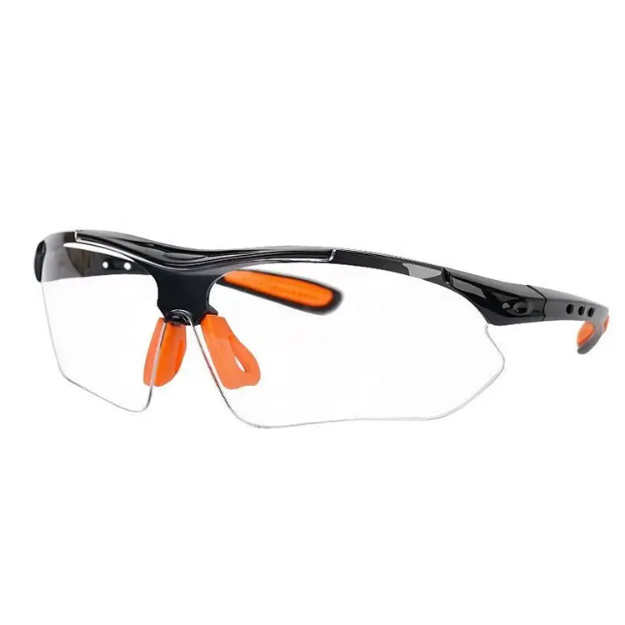 Taiwan SX-56 Clear Impact Resistant Polycarbonate Lens Safety Spectacle