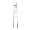 High Quality Aluminum Single Straight Ladder Heavy Duty Square Shoe Base
