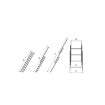 High Quality Lightweight Aluminum Extension Type Heavy Duty Foldable Step Ladder