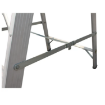 Heavy Duty Industrial Aluminium A type Folding Stairs Ladder With Work Platform
