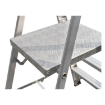 Heavy Duty Industrial Aluminium A type Folding Stairs Ladder With Work Platform