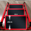 High Quality Carbon Steel Anti Slip Rubber Pad Folding Steps Ladder
