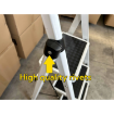 High Quality White Carbon Steel Folding Step Ladder with Anti Slip Rubber Pads