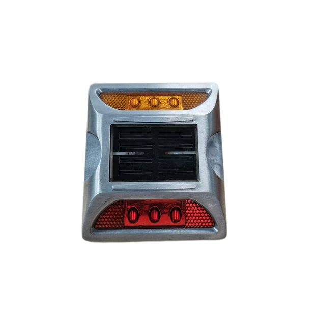 Aluminium Solar LED Waterproof Flashing Light Reflective Cat Eye Road Stud