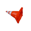 Road Safety PVC Waterproof Orange White Reflective Tape Pakistani Traffic Cone