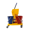 Commercial AF 8075 34L Double Sided Wringer Mop Cleaning Janitorial Bucket