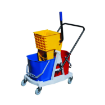 Commercial AF 8075 34L Double Sided Wringer Mop Cleaning Janitorial Bucket