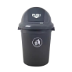 Industrial  XDL-80A-1 Plastic Round Recycling Garbage Dustbin With Push Lid
