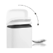 Fashion A1 5 Litre Indoor Rectangular Stainless Steel Garbage Waste Bin With Soft Close Foot Pedal