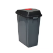 Outdoor AF 7333A 180 Litre Plastic Garbage 3in1 Compartment Recycle Trash Trolley Dustbin with wheels