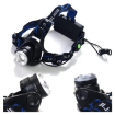 Cree LED X-T6 PE ABS & Aluminum Waterproof Camping Fishing Zoomable Adjustable Rechargeable Headlight