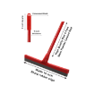 Industrial FV070 Plastic Red Rubber Squeegee Strong Handle Floor Wiper