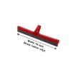 Industrial FV075 Red 16 Inch Sharp Squeegee Rubber Edge Floor Wiper Refill