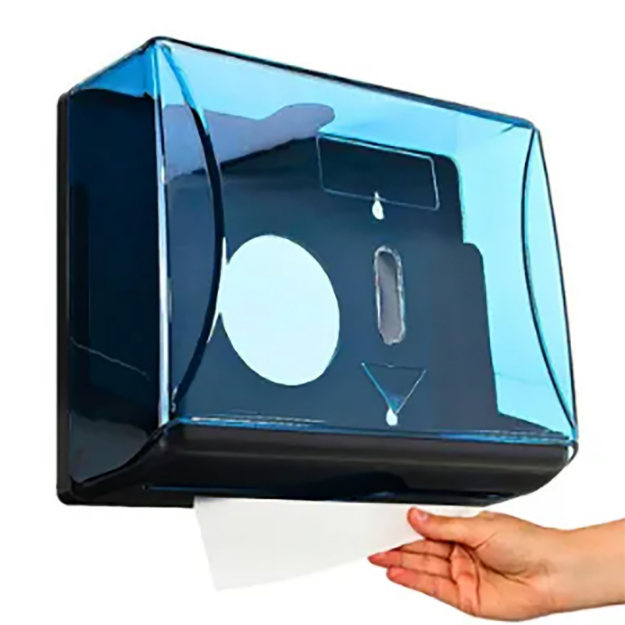 Wall Mounted TH 612 Black Plastic Household Bathroom Kitchen Toilet Tissue Dispenser