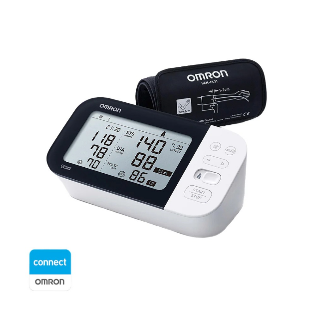 Omron M7 Intelli IT Automatic Upper Arm Blood Pressure Monitor Machine