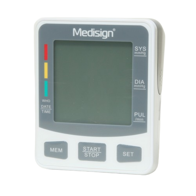 Medisign BPM804 White Plastic Digital Health Care Blood Pressure Monitor Devices