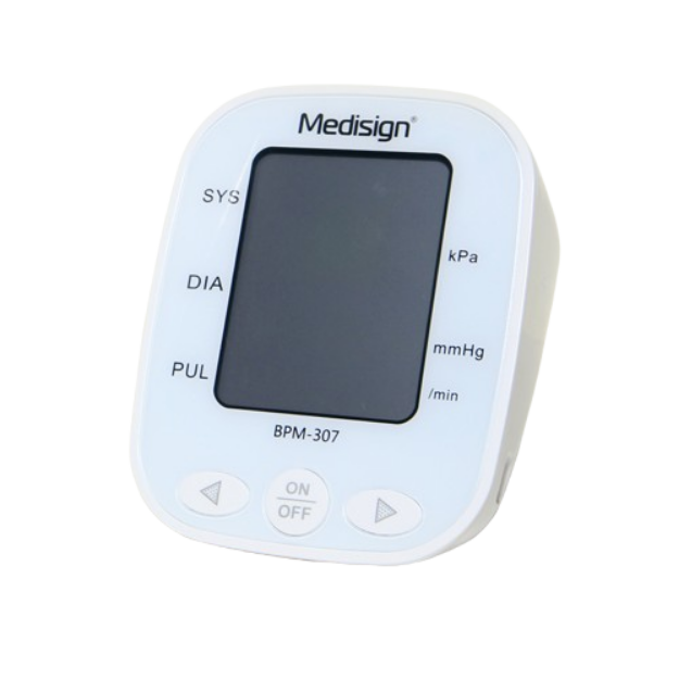 Medisign BPM307 White Plastic Digital Health Care Blood Pressure Monitor Devices