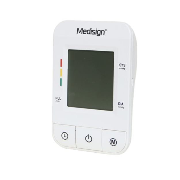 Medisign BPM63 White Plastic Digital Health Care Blood Pressure Monitor Devices