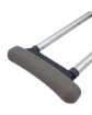 High Quality WUC3003 Aluminum Adjustable Height Handhold Rubber Walking Underarm Crutches