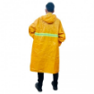 High Quality GG415 PVC Polyester Waterproof Hood & Cap With Eye-Catching Reflective Strip Rain Coat