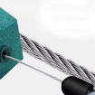 Rescue Retractable FA346 Stainless Steel Fall Arrester Wire Rope Affordable Protection Equipment