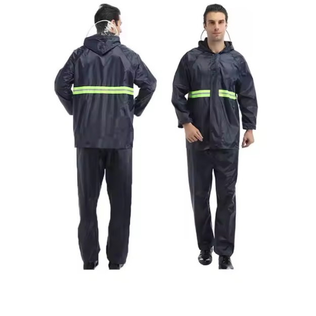 High Quality GG435 PVC Waterproof Hood & Cap Reflective Strip With Eye-Catching Rain Suit