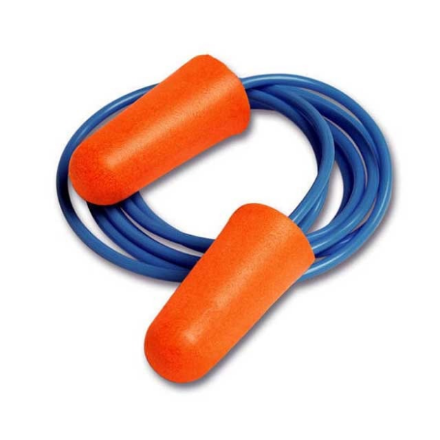 Disposable 6610C PU Foam Earplugs NRR 32 Corded Ear Safety