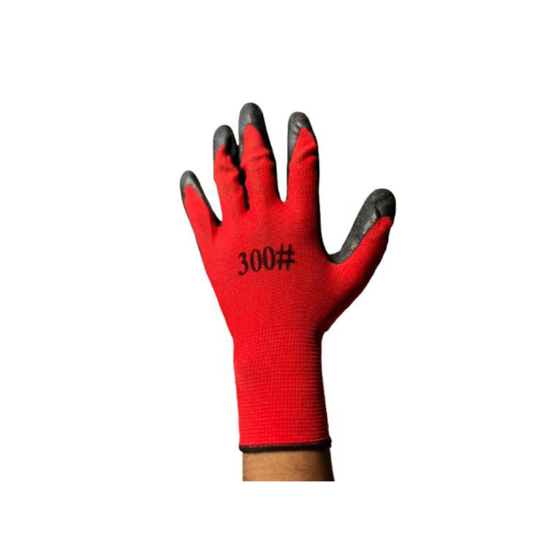 Latex MJ0252 Rubber PVC Polyvinyl chloride Breathable Work Safety Gloves