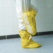 Dupont Tychem® 2000 C Yellow Slip-Retardant Chemical Safety Over Boot Cover