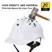 Safeyear W-018 White ABS Ventilated Safety Hard Hat Helmet with Adjustable Ratchet