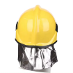 Fire-Resistant ABS Firefighter Helmet with PVC Half Goggle