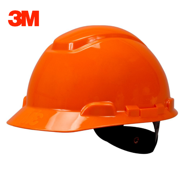 3M H-706R Hard Hat Helmet With 4-Point Ratchet Suspension	
