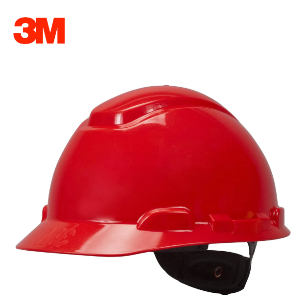 3M H-705R Hard Hat Helmet with 4-Point Ratchet Suspension & Uvicator	