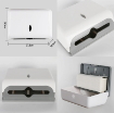 Wall-Mounted TH-512 Plastic Household Bathroom Kitchen Toilet Tissue Dispenser	