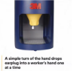 3M E-A-R One Touch Pro Blue Earplug Dispenser