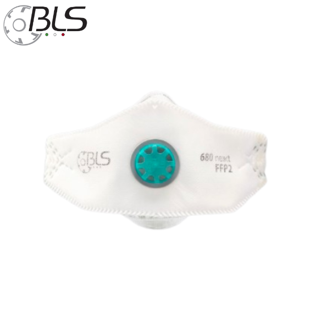BLS 680 NEXT FFP2 NR D Disposable Particulate Respirator Face Mask