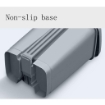 Grey Push Lid 15L Plastic Dustbin for Home & Office