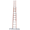 Picture of Heavy Duty Fiberglass Triple Extension Safety Ladder 