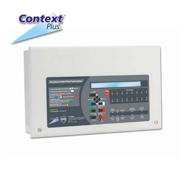 Context Plus XFP501E 1-Loop 16 Zone Addressable Fire Alarm Panel